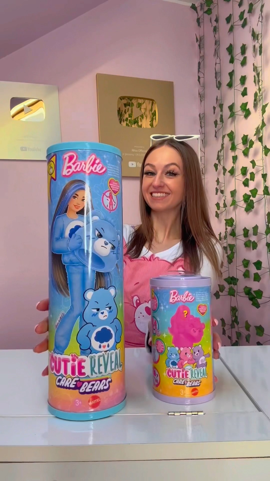 [ASMR] UNBOXING A NEW *CARE BEARS* MYSTERY CUTIE REVEAL BARBIE!!??‍❄️?️??(10 SURPRISES!!?) #Shorts