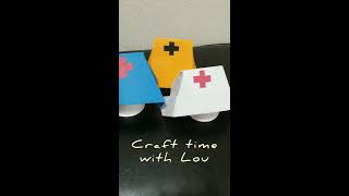 How to make a nurse cap/ Community Helpers craft.