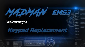 Madman EMS3 Keypad Replacement