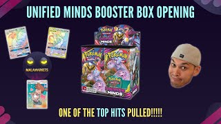 AMAZING PULL!!!! Unified Minds Booster Box Pokémon Card Pack Opening