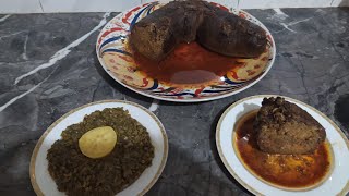 طحان معمر بحشو لذيذة+رجلة وجبة صحية