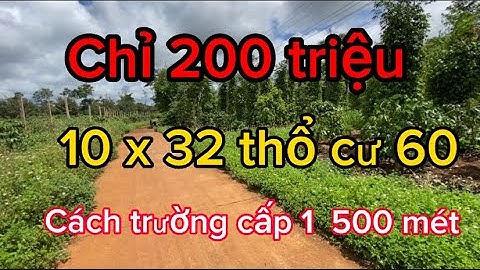 RẺ QUÁ !!!! Chỉ 200 triệu 1 lô đất rẻ vị trí đẹp sẵn thổ cư . Bao mọi thuế phí .