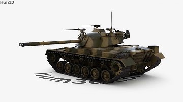 M48 Patton 3D model by 3DModels.org