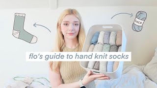 everything you need to know to start knitting socks!