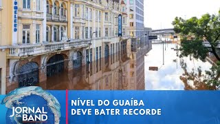 Chuvas no RS: nível do Lago Guaíba deve bater novo recorde | Jornal da Band
