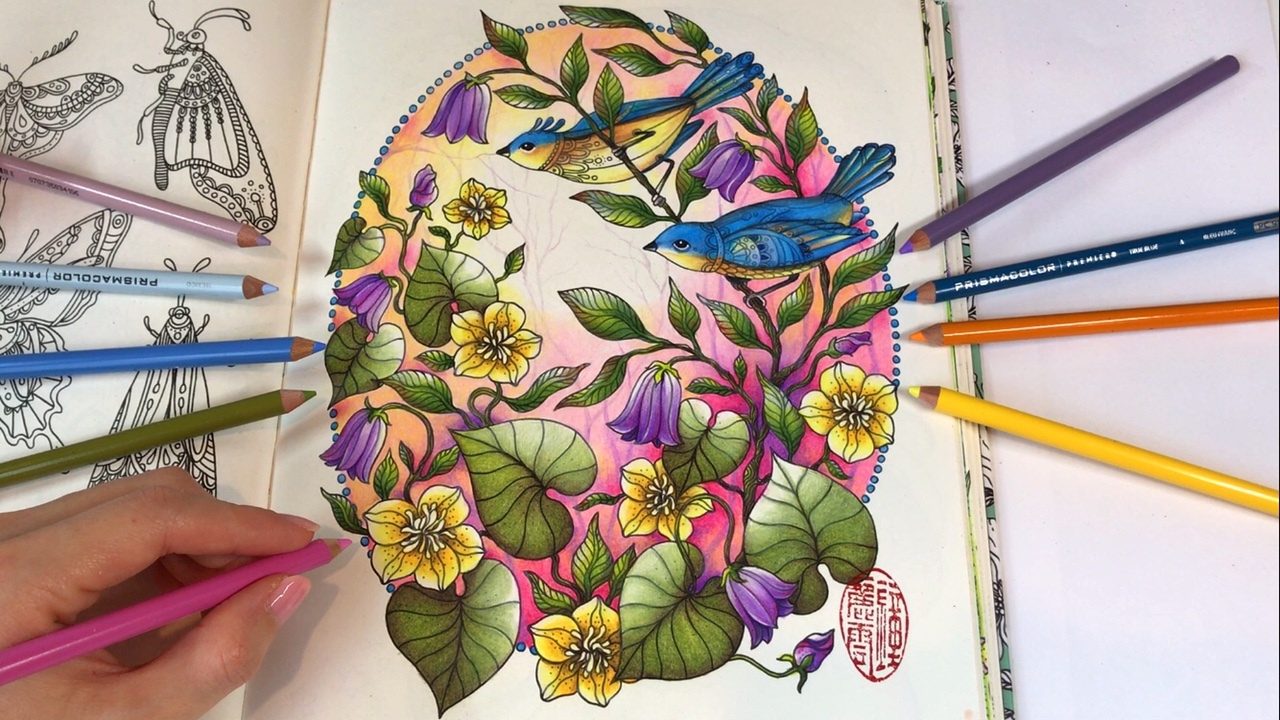 Dreaming Flowers. Bloom Adult Coloring Book for Women by Daydreamers