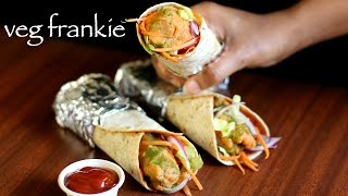veg frankie recipe | veg kathi roll recipe | veg frankie roll recipe