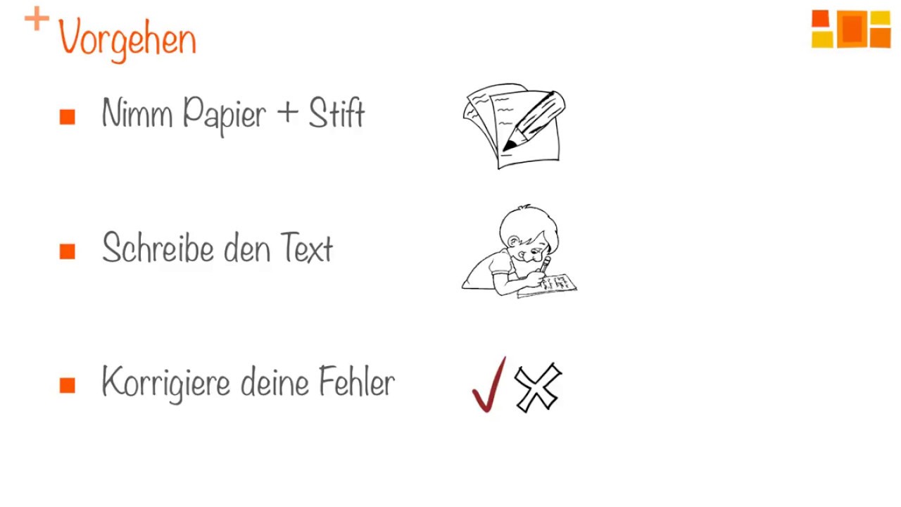 Deutsch üben -  Diktat 15 - schwierig