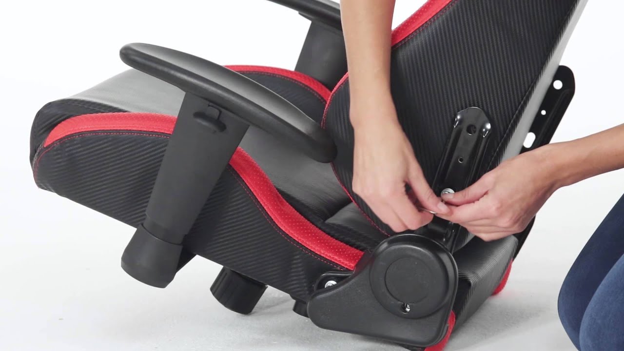 IZTOSS Chaise Gaming - Chaise Bureau Ergonomique avec Repose-Pied