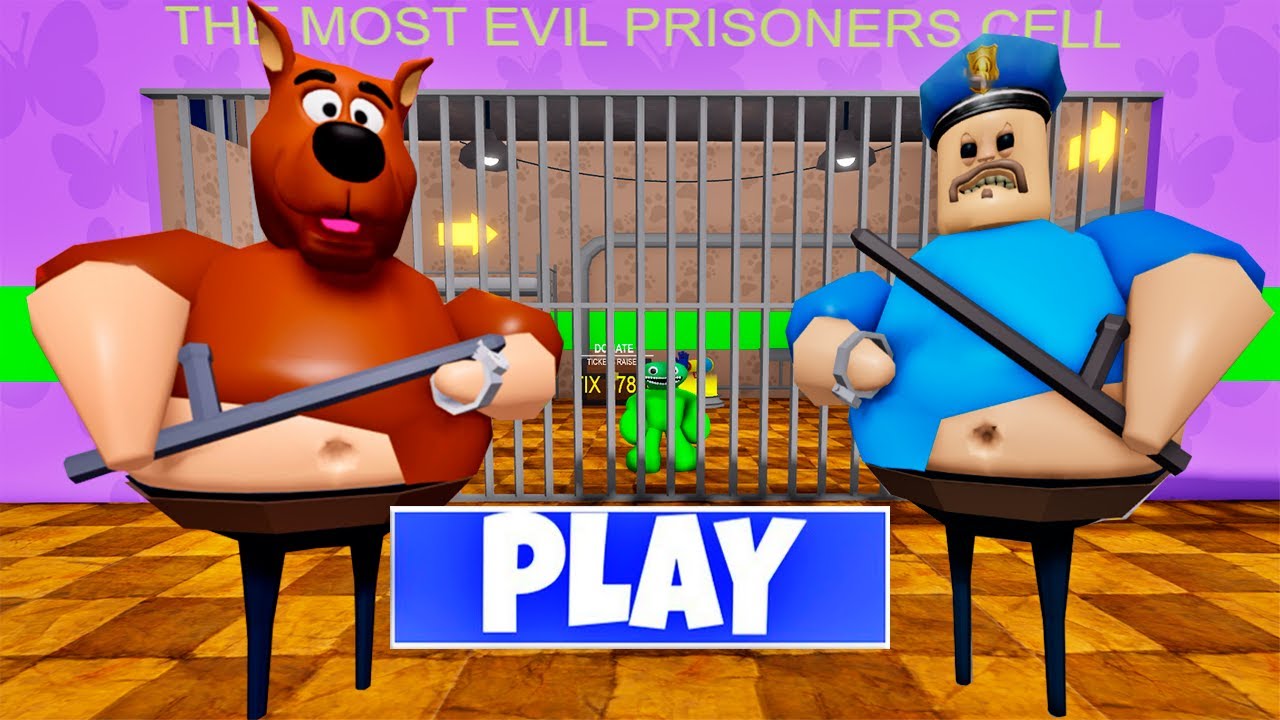 ESCAPE SCOOBY-DOO BARRY'S PRISON RUN! (OBBY) Roblox 