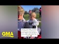 Watch this boy give his older brother a pep talk before a football game