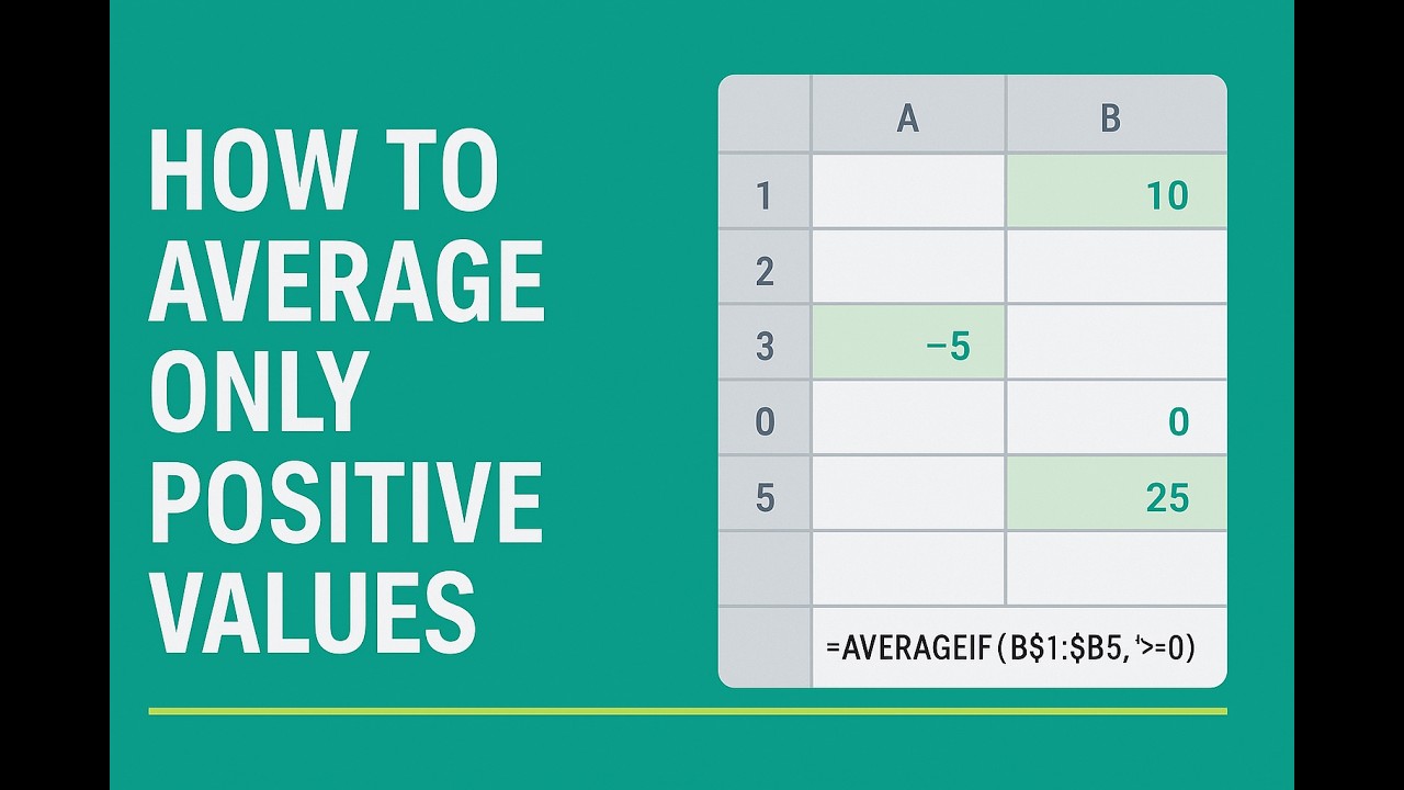 How To Average Excel Data Without Errors Messing It Up