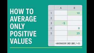 How To Average Excel Data Without Errors Messing It Up