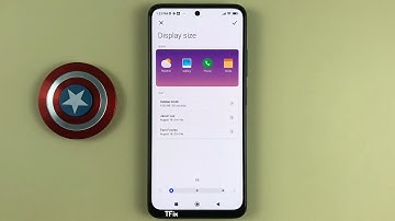 How to resize elements on the screen on Xiaomi Redmi Note 11 Android 12