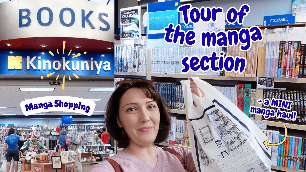 Manga shopping at Kinokuniya bookstore [TOUR] + Gachapon and anime