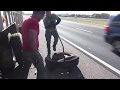 BLEW a TIRE!!