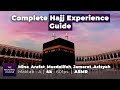 Complete Hajj Experience Guide Mina Arafat Muzdalifah Jamarat Aziziyah Maktab A ASMR 4k