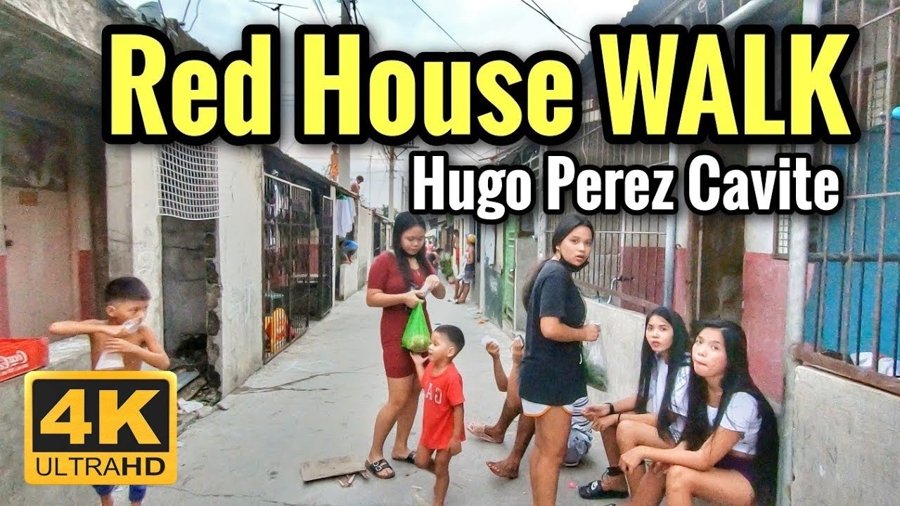 RED HOUSE WALK at Golden Horizon Hugo Perez Cavite Philippines [4K] 🇵🇭