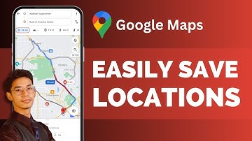 How To Save Locations On Google Maps - Full Guide !