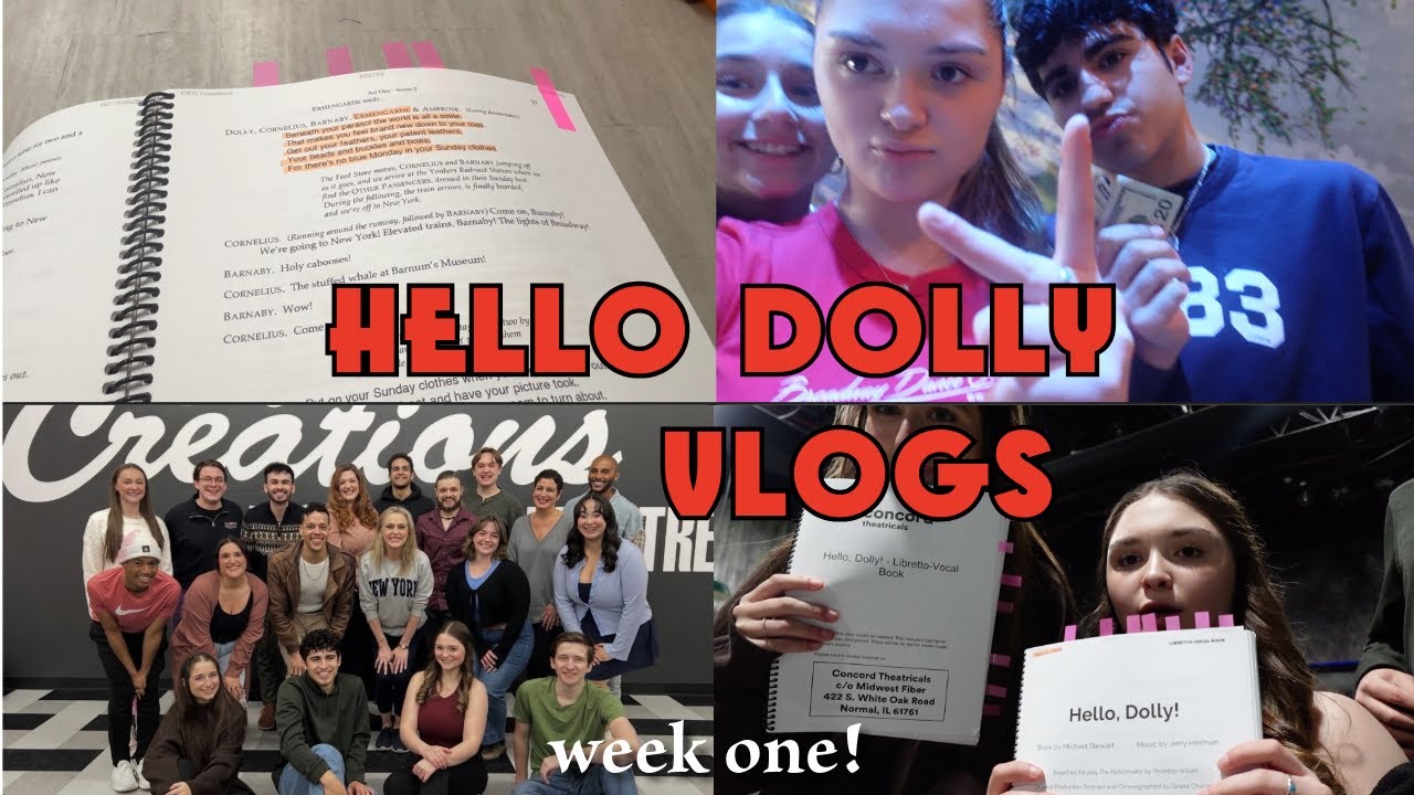 Привет, Долли! 👒❤️ || Первая неделя репетиций и знакомство с актерами!!!