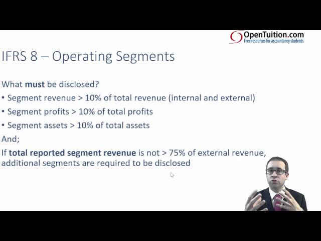 ACCA P2 Operating segments (IFRS 8)