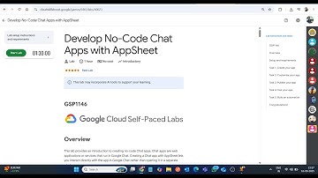 Ontwikkel chat-apps zonder code met AppSheet || Lab Solution || Google Cloud Arcade 2025