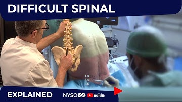 Difficult spinal, needle as the examining tool - Regional anesthesia Crash course with Dr. Hadzic