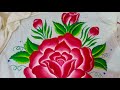 Fabric painting desing | Bed sheet painting design