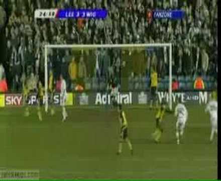 Leeds United 3-3 Wigan Athletic (Gary Kelly Goal Fanzone)