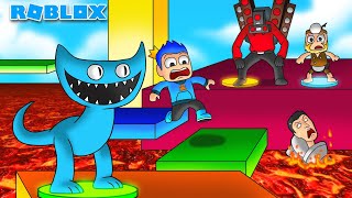 KITA KERJA SAMA DENGAN MONSTER TITAN SPEAKERMAN DAN GRIMACE UNTUK SELESAIKAN PUZZEL ROBLOX!!