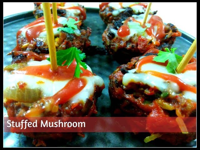 Stuffed Mushroom || Quick Veg Starter || By Ambrosia | Ambrosia Home Kitchen