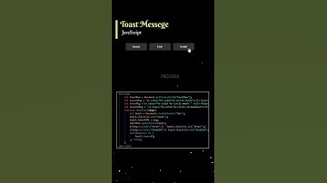 Notification Toast | Javascript | Learn code | Web  #coding  #javascript #shorts #viralshorts