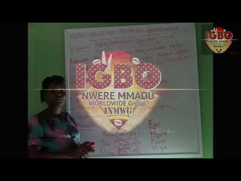 Igbo Language Classes Lesson 9 Nkeji ASUSU Ngwaa  Verb