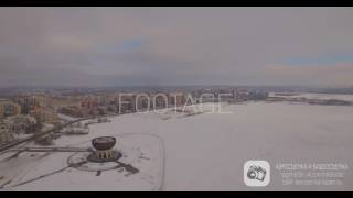 #4 Чаша зима, панорама (speed x2) - Footage Аэросъемка Казань