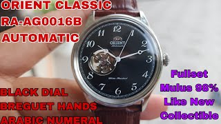 SOLD ORIENT CLASSIC RA-AG0016B AUTOMATIC OPEN HEART ARABIC NUMERAL BREGUET FOLLOW IG LakoneWatch