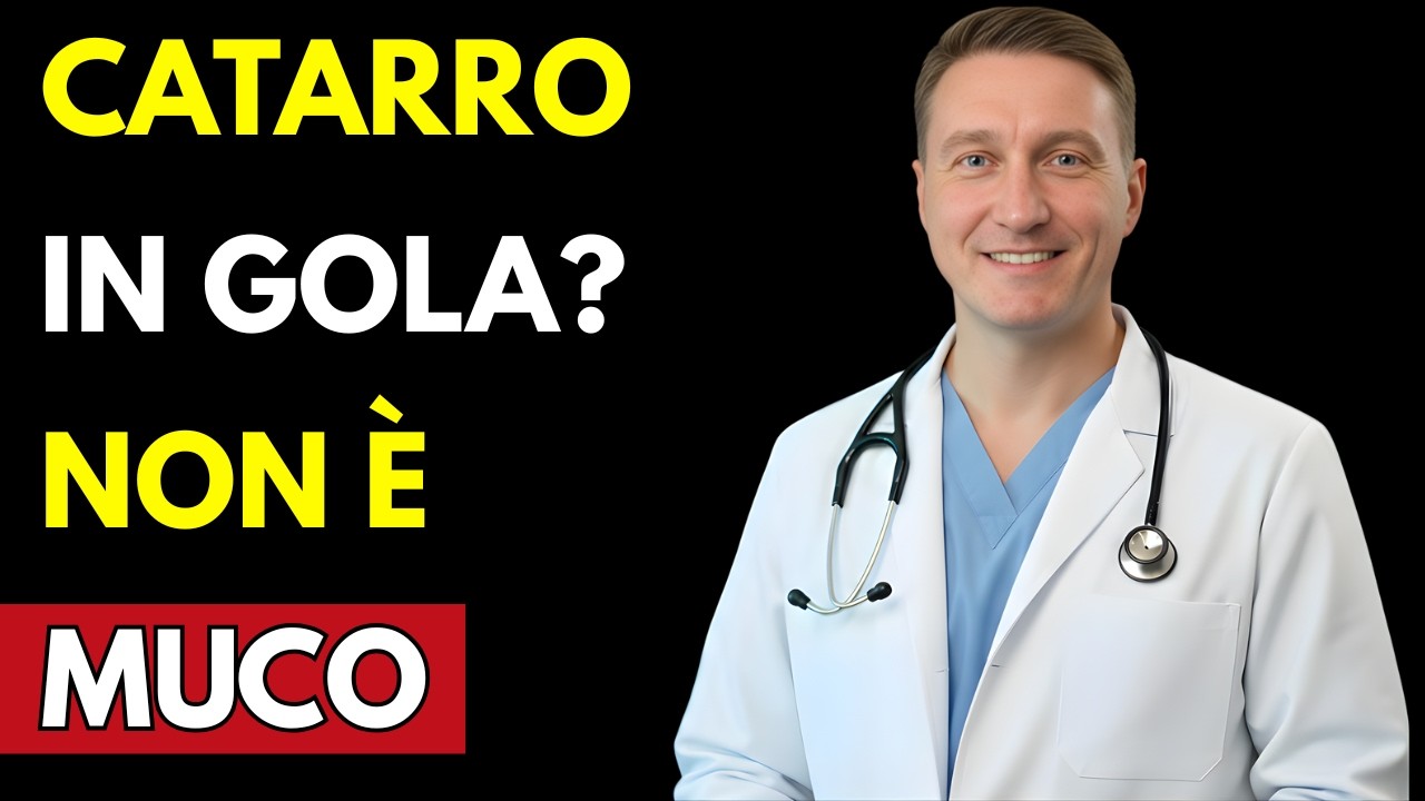 Catarro APPICCICOSO in Gola che NON Va Via? Non È MUCO… È QUESTO (E NESSUNO Te Lo Dice)