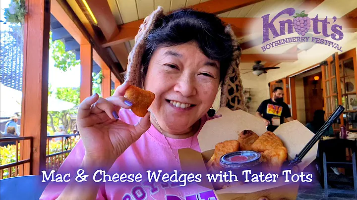 Mac and Cheese Wedges with Tater Tots #KnottsBerry...