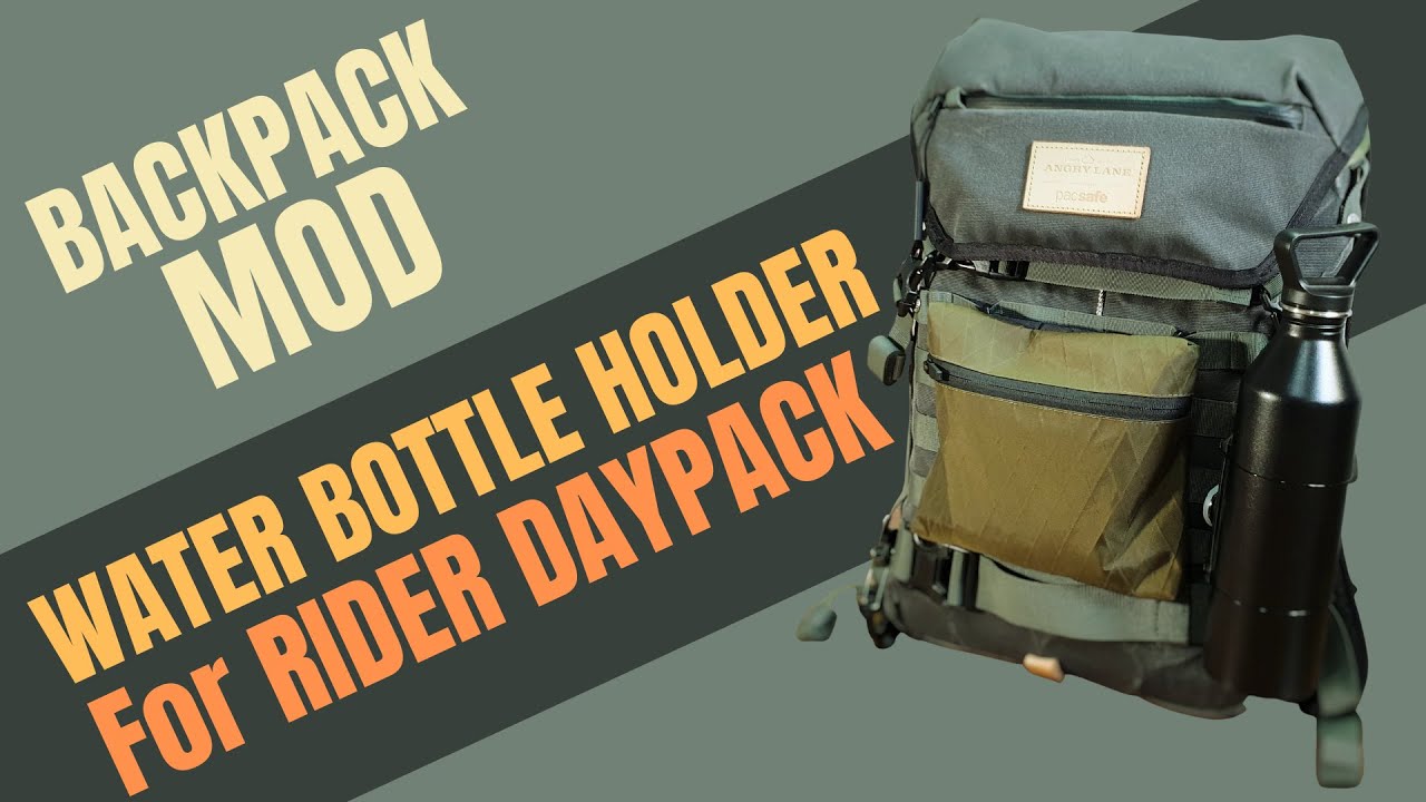 How To Add A Water Bottle Holder To Your Backpack? ( Backpack Hacks)