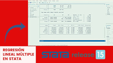 Regresión Lineal Múltiple en STATA - CONOCIMIENTO GRATUITO!