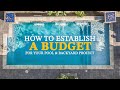 How to establish a budget for your pool  backyard project  california pools  landscape