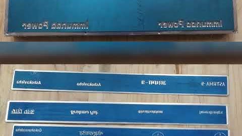 Embossing block male-female