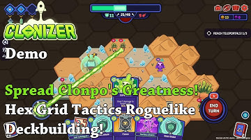 Hex Grid Tactics Turn Based Roguelike Deckbuilding! - Let