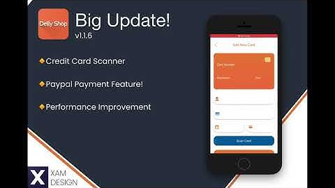 DellyShop Card Scanner (v1.1.6) | Xamarin Forms 🎉