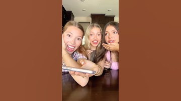 REVERSED SINGING CHALLENGE! 🎤👀🤣 | Triple Charm #Shorts