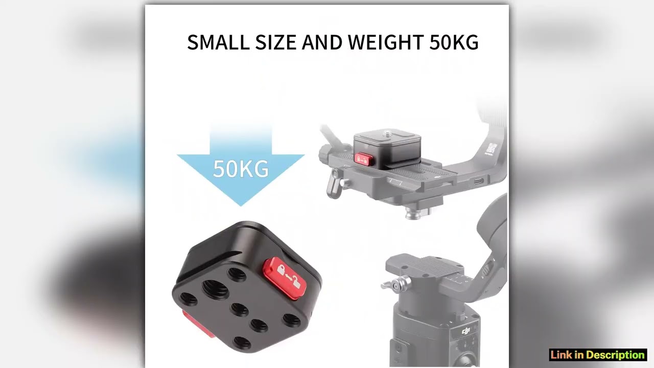 FOTGA Quick Release Plate Clamp Camera Tripod Mount Claw Arca QR System Plate Kit for