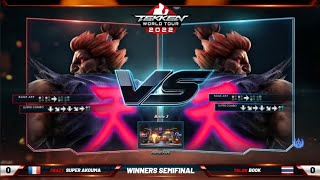 Super Akouma (Akuma) vs. Book (Akuma) - 2022 TWT Masters - CEO 2022 - Top 8: Winners Semi-Finals