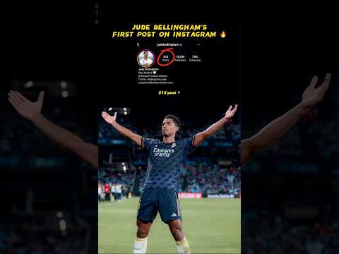 Jude Bellingham S First Post On Instagram