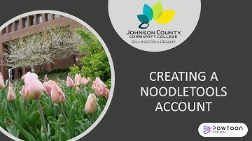 Creating a NoodleTools Account