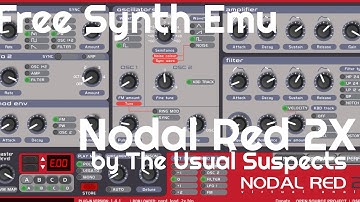 Free Synth Emulator  - Nodal Red 2X Public Beta by The Usual Suspects (No Talking)