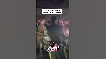 Travis Scott Walks Through ComplexCon Crowd